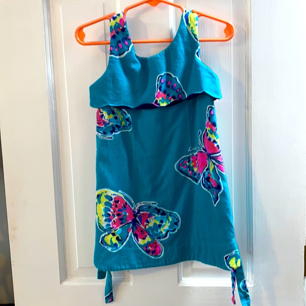 Lilly Pulitzer Girl Butterfly 🦋 Dress - Size 4
